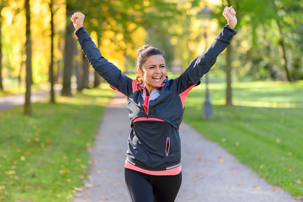 Woman running