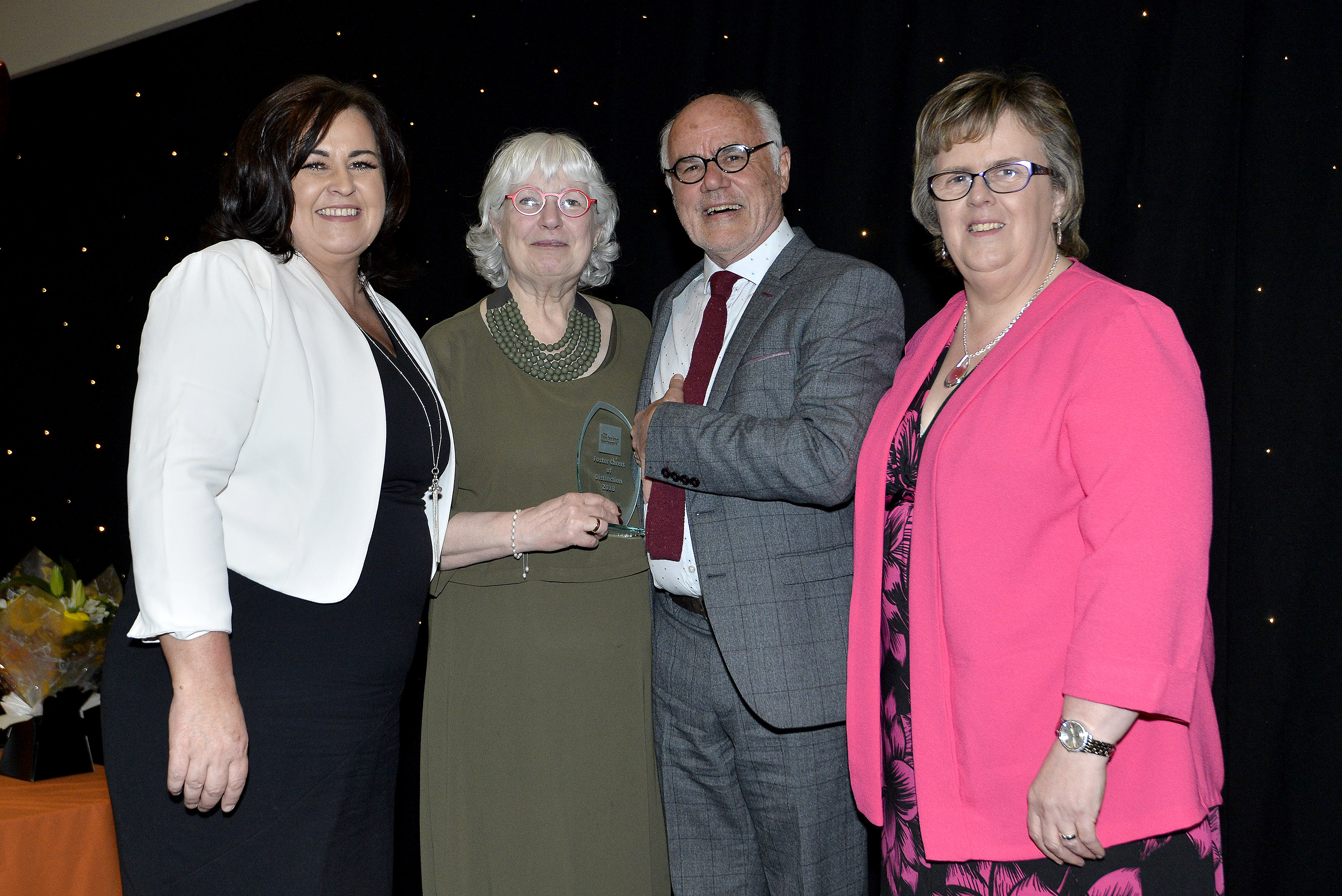 Kathleen Toner, Mary and Daniel Maechling, and Una Carragher