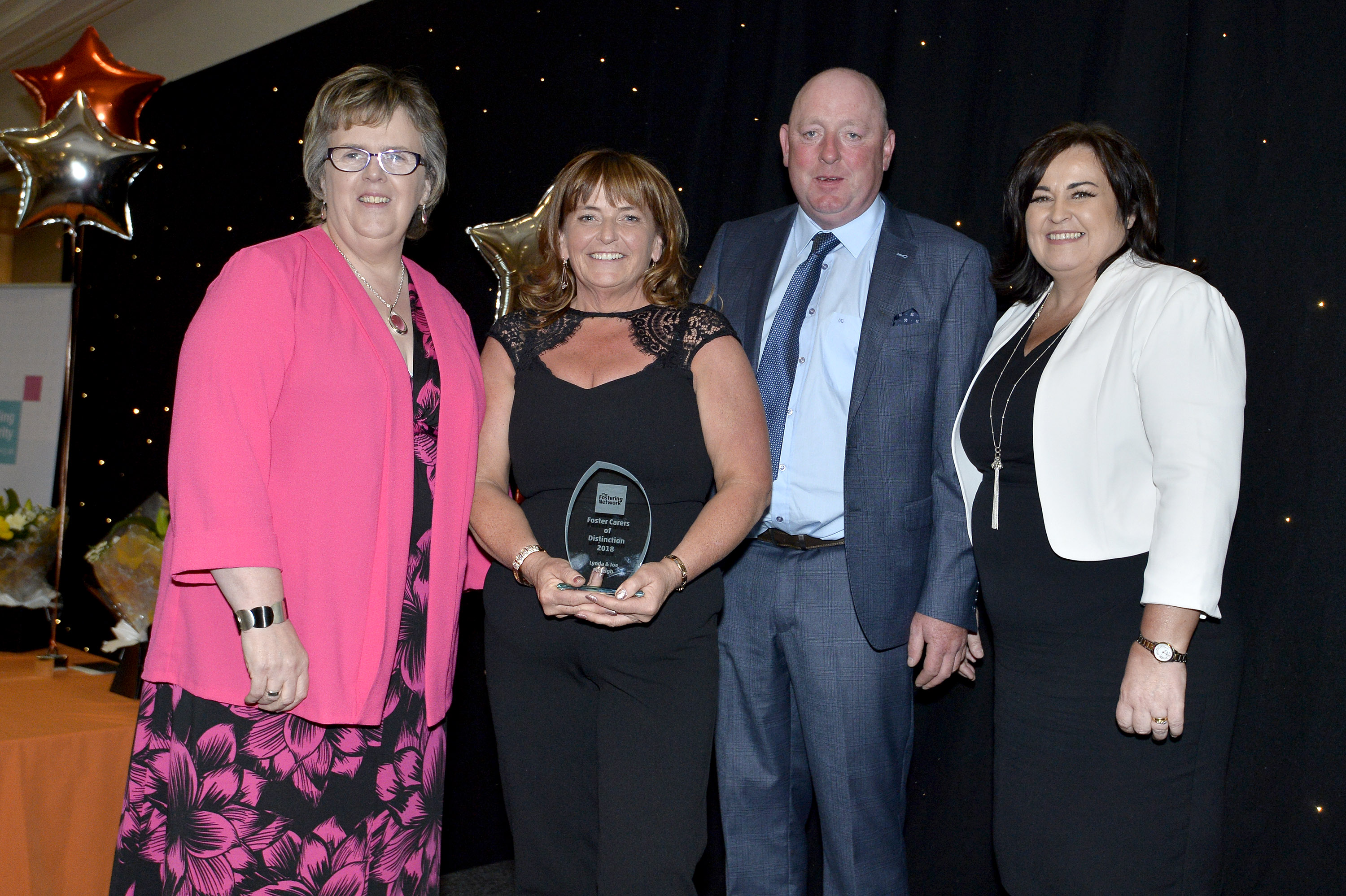 Una Carragher, Lynda and Joe Mcleigh, and Kathleen Toner