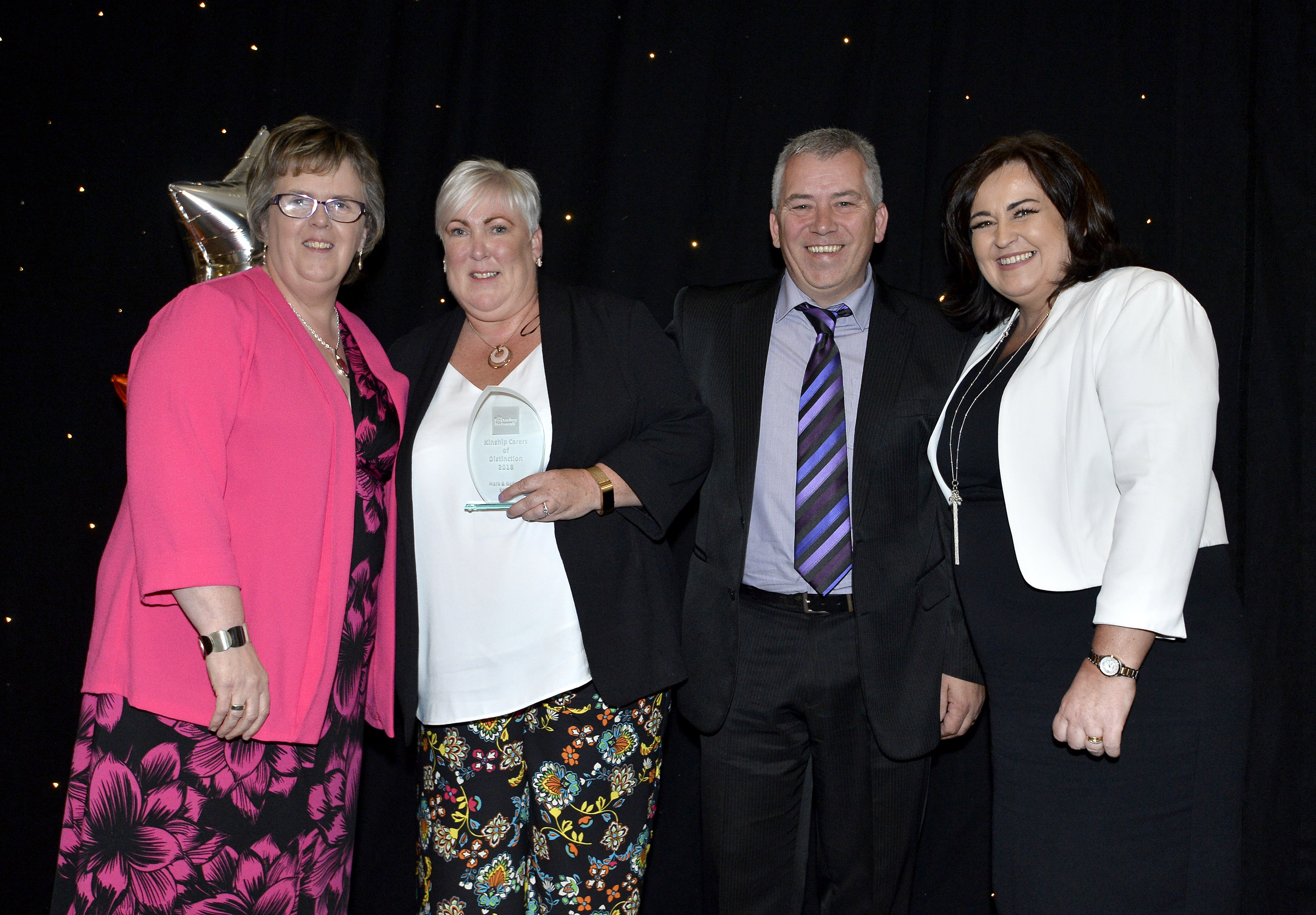 Una Carragher, Nadene and Mark Smith, and Kathleen Toner