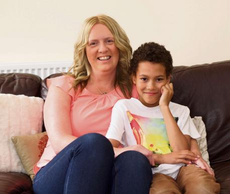 © Bradford Telegraph and Argus: Gail Osborne with Isaac