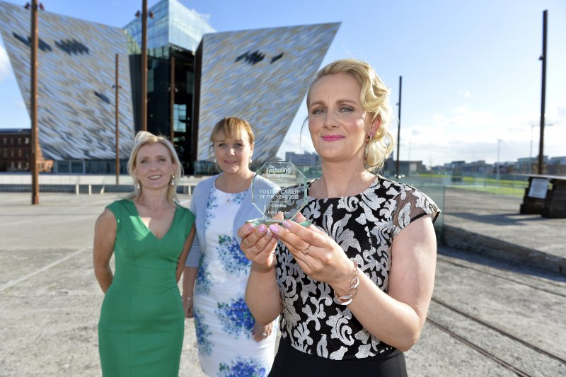 Karen Sharkey, Foster Carer of the Year in Northern Ireland 2015